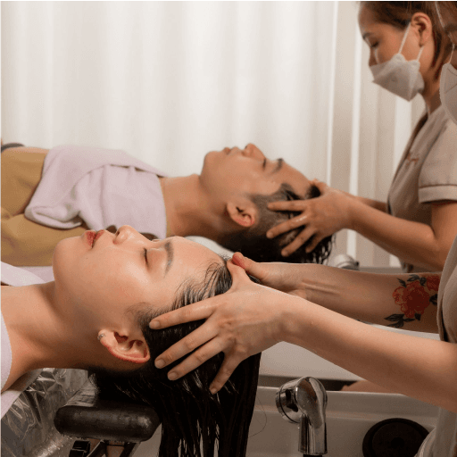 Gội đầu thường